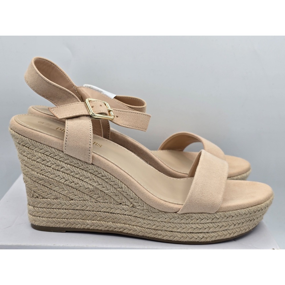 NIB Dream Pairs Women's Platform Wedge Sandal‎ - Color All Nude - Size 10 - Picture 7 of 12